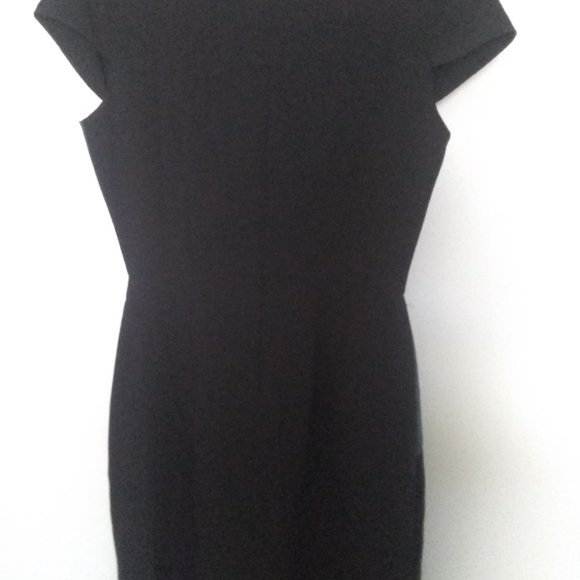 NWOT Zara Color Block Fit & Flare Sleeveless Knee Length Medium Zipper Dress - Picture 6 of 9